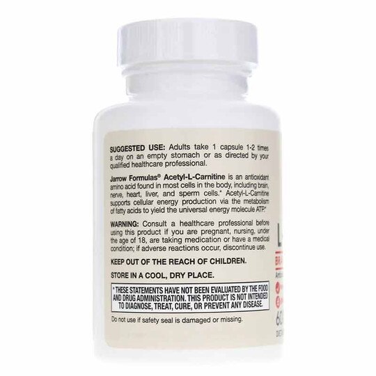 Acetyl L-Carnitine 500 Mg, JRF